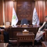 دیدار وزیر زراعت با رییس پروژه تاپی و سفیر ترکمنستان در کابل