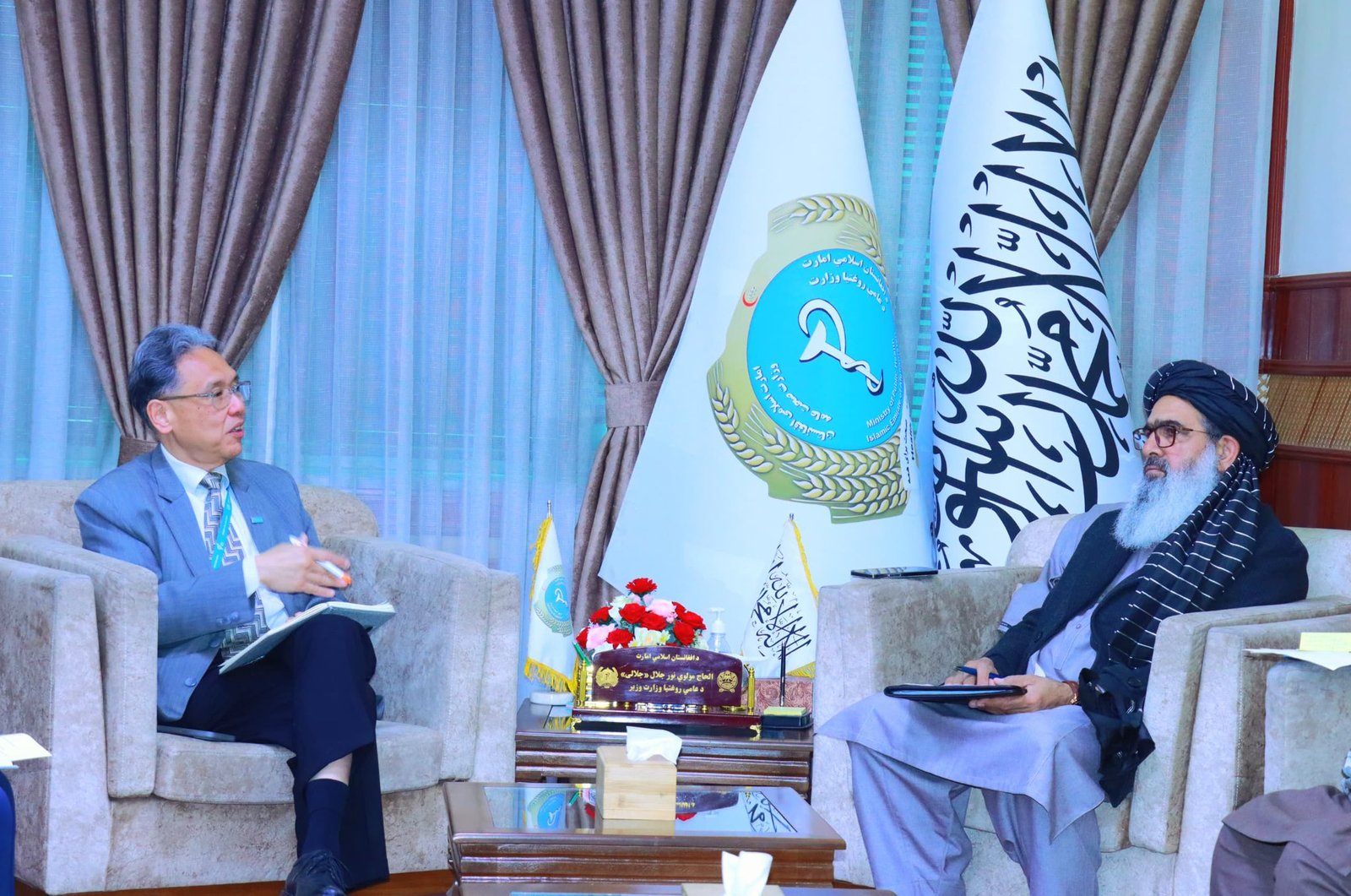 دیدار وزیر صحت‌عامه با رییس سازمان جهانی صحت برای افغانستان