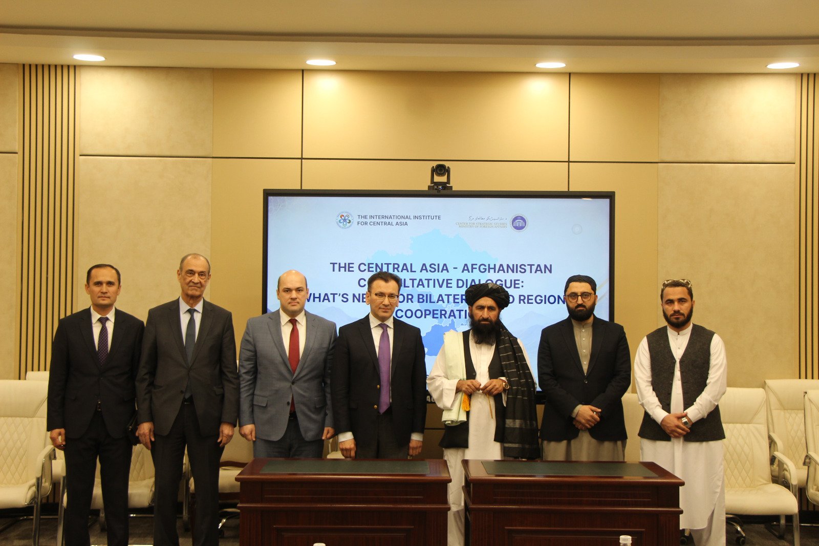 نشست مشترک انستیتوت بین‌المللی آسیای مرکزی و مرکز مطالعات راهبردی افغانستان در تاشکینت