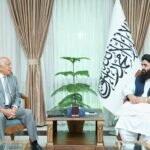 دیدار امیرخان متقی با زلمی خلیلزاد